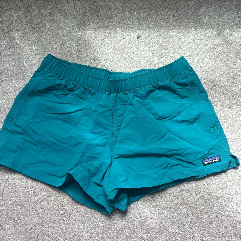 Patagonia Women's Teal Shorts